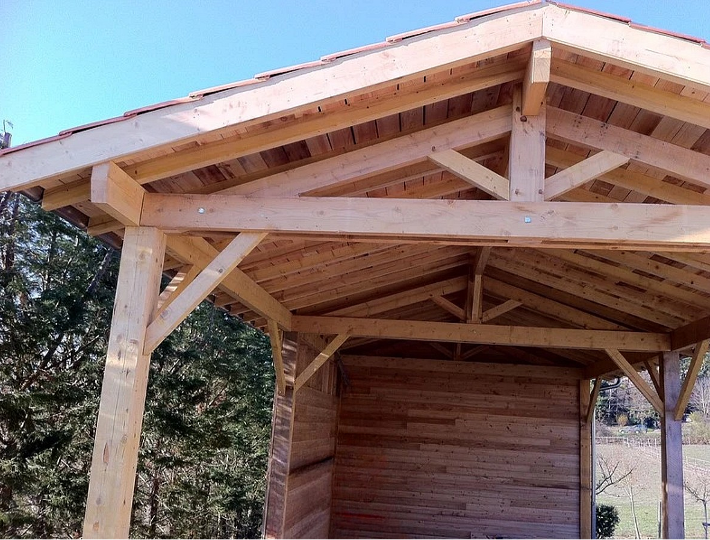 Photo: Installation d'un carport à Pujols (47) - Comparin