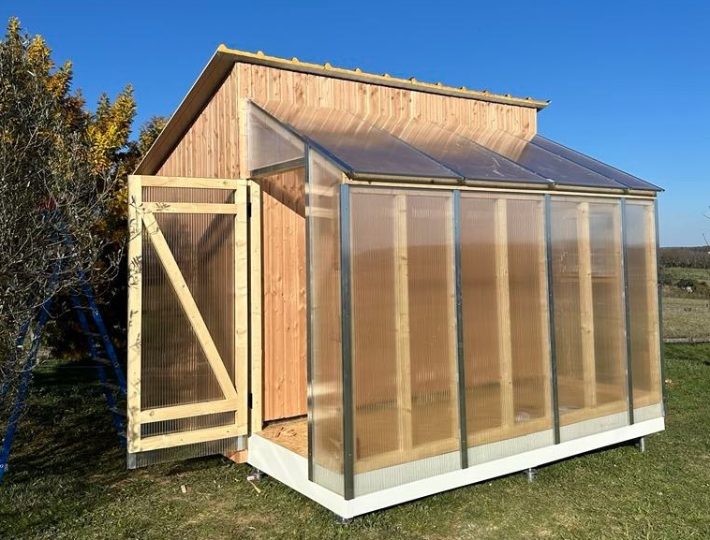 Photo: Abri de jardin ossature bois