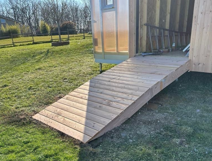 Photo: Abri de jardin ossature bois